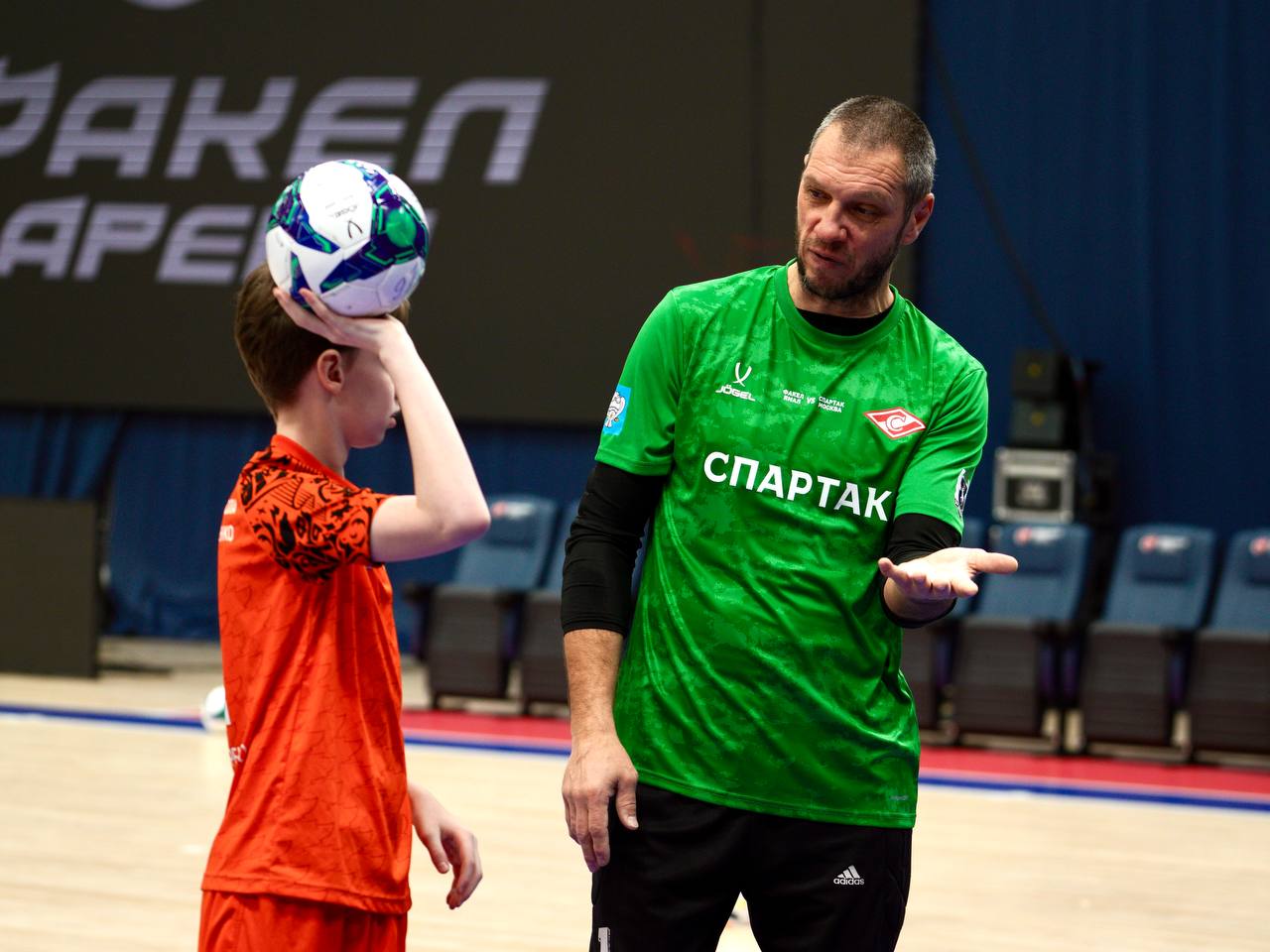 Состоялся мастер-класс от игроков футбольного клуба «Спартак» Состоялся мастер-класс от игроков футбольного клуба «Спартак»