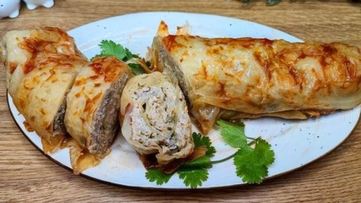 Капустный рулет: простое и эффектное блюдо для любого застолья