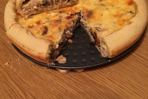 Как приготовить вкусный пирог с курицей и грибами