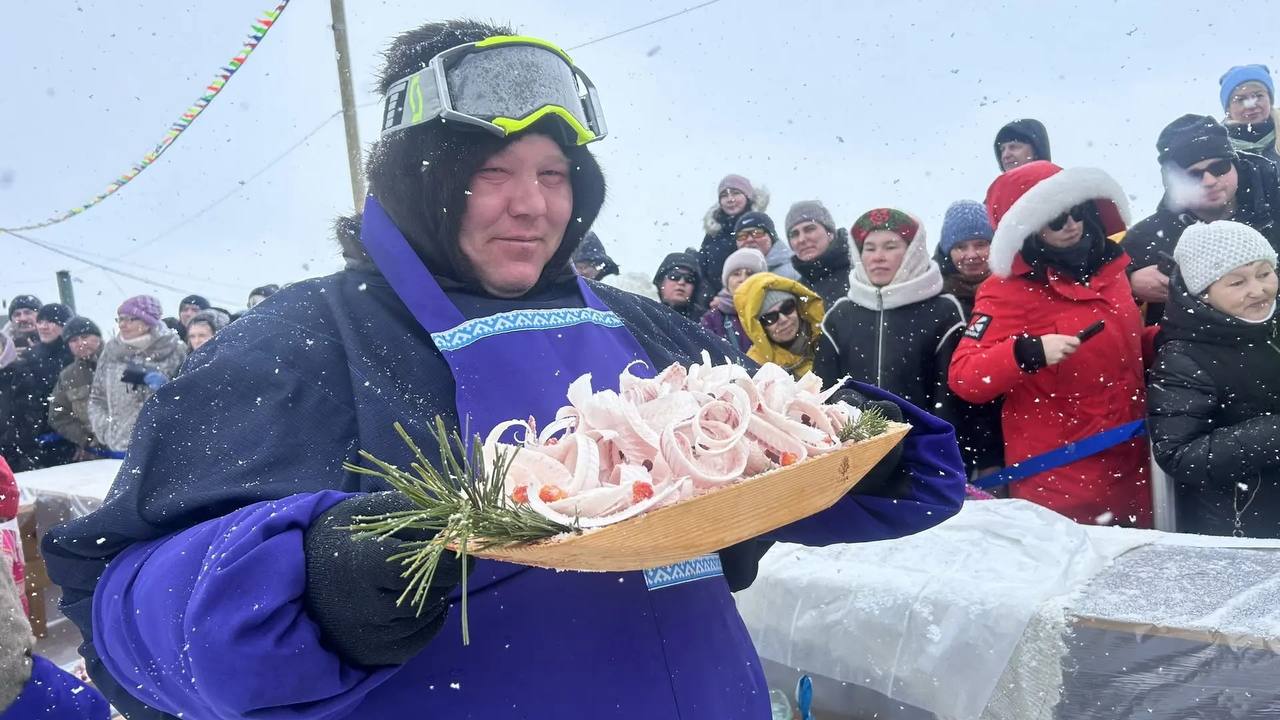 В Салехарде выбрали королей строганины