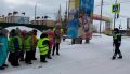 Тазовская Госавтоинспекция организовали урок по правилам дорожного движения для воспитанников детского сада «Теремок» под названием «Юный пешеход»