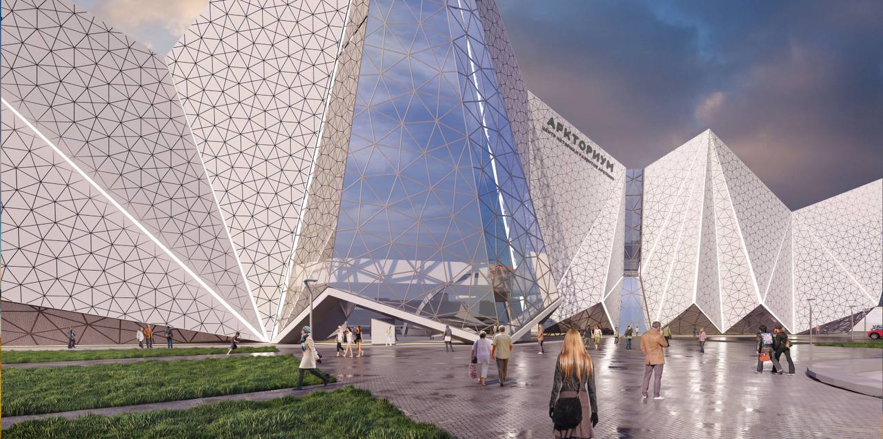 В Салехарде вырастет ледяная глыба размером с квартал В Салехарде вырастет ледяная глыба размером с квартал