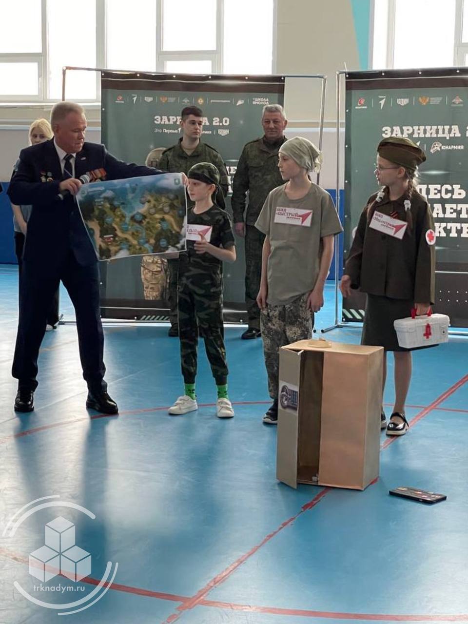 Самые юные участники муниципального этапа игры «Зарница 2.0» вступили в борьбу Самые юные участники муниципального этапа игры «Зарница 2.0» вступили в борьбу