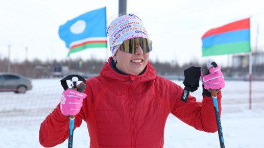 Олимпийская медалистка Наталья Коростелева провела мастер-класс для участников Всероссийских Арктических игр в Салехарде