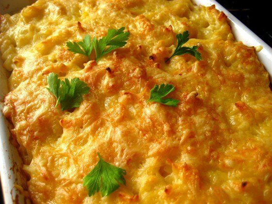 Волшебство запеченных макарон в сырном соусе