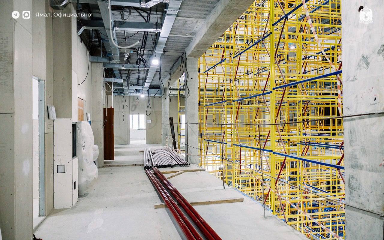 В Губкинском приступили к отделочным работам внутри нового педиатрического корпуса В Губкинском приступили к отделочным работам внутри нового педиатрического корпуса