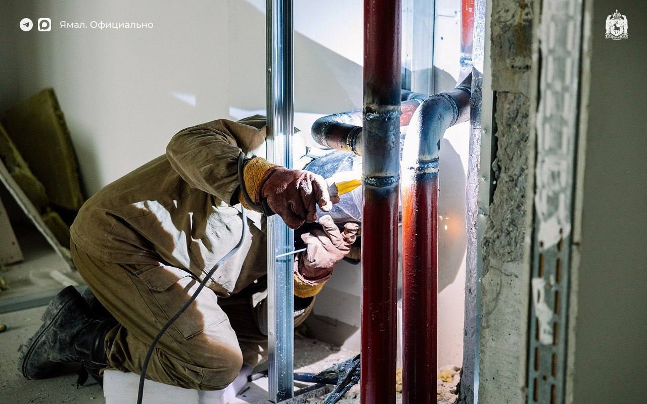 В Губкинском приступили к отделочным работам внутри нового педиатрического корпуса В Губкинском приступили к отделочным работам внутри нового педиатрического корпуса