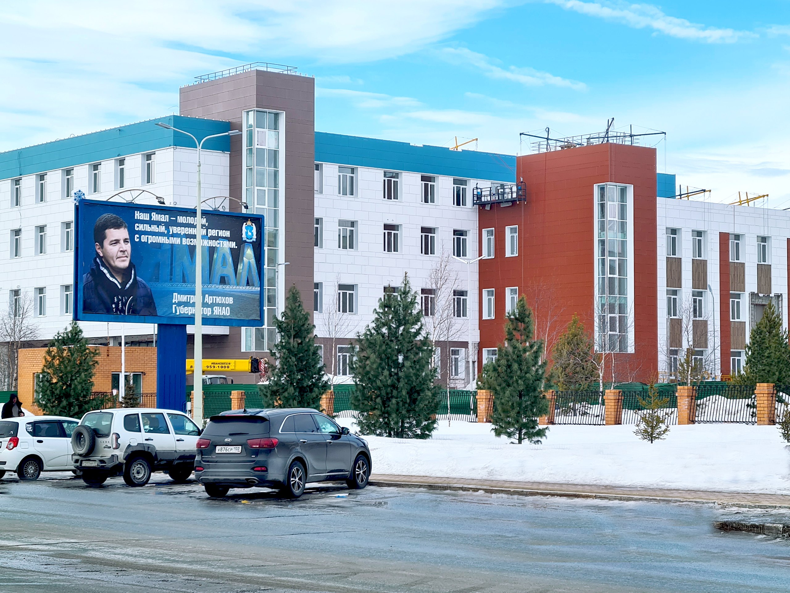 В Губкинском приступили к отделочным работам внутри нового педиатрического корпуса