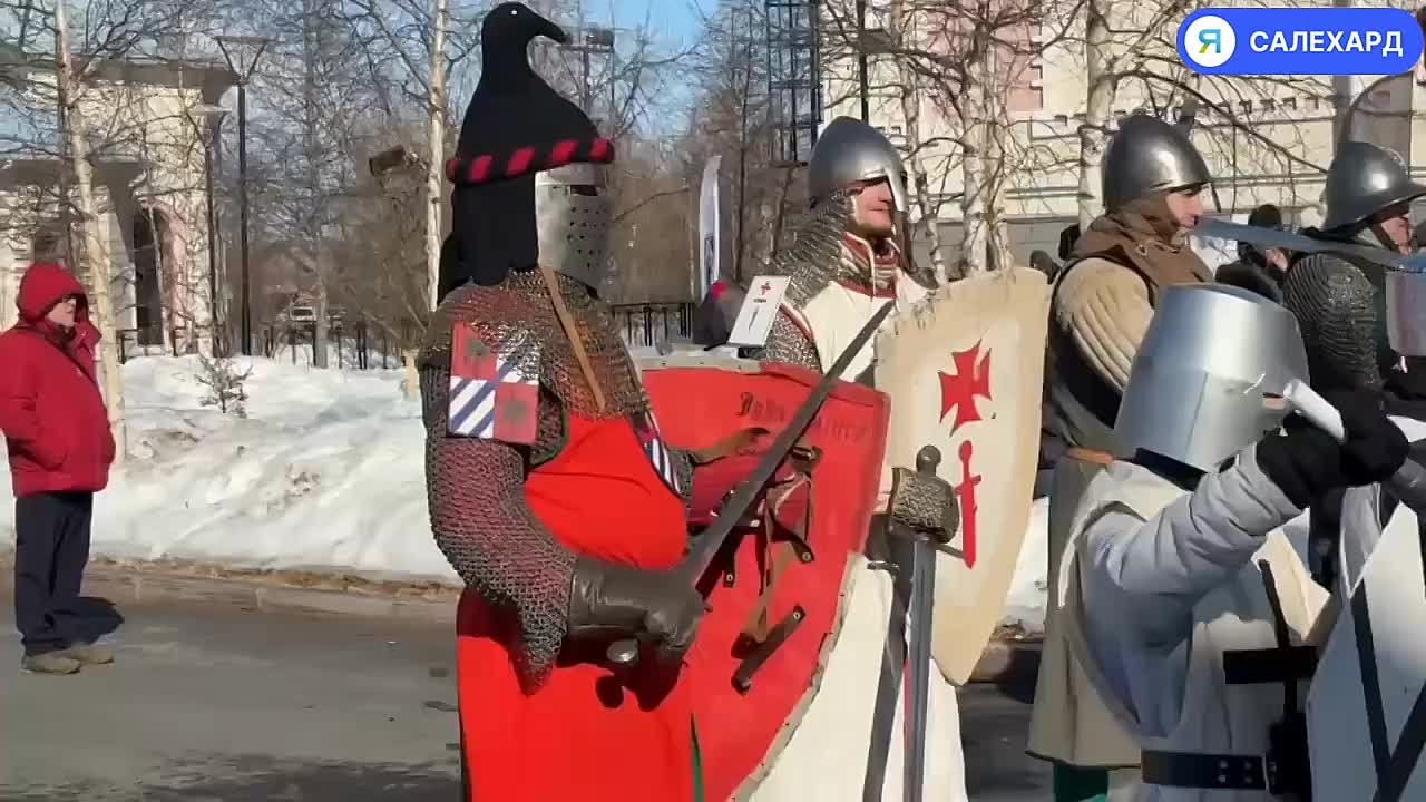 Рыцари скрестили мечи в Салехарде