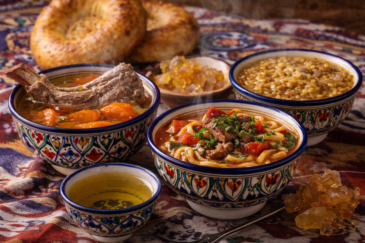 Согревающий Узбекистан: три супа для большой семьи