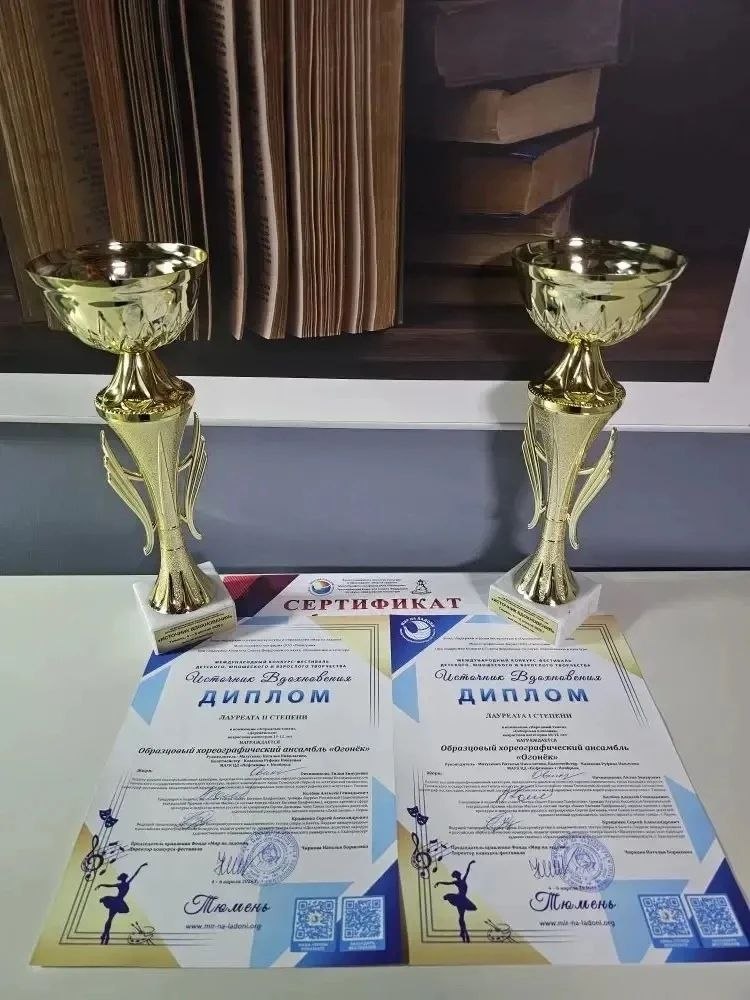 Образцовый хореографический ансамбль «Огонёк» стал лауреатом Международного конкурсафестиваля детского, юношеского и взрослого творчества «Источник вдохновения» Образцовый хореографический ансамбль «Огонёк» стал лауреатом Международного конкурсафестиваля детского, юношеского и взрослого творчества «Источник вдохновения»