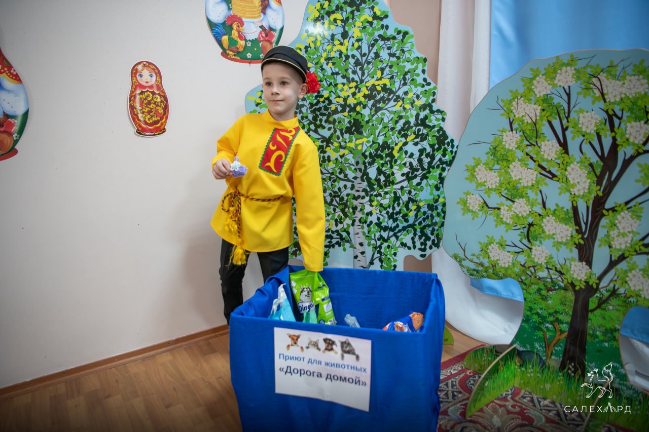Маленькие волонтеры: как дошколята накормили хвостатых