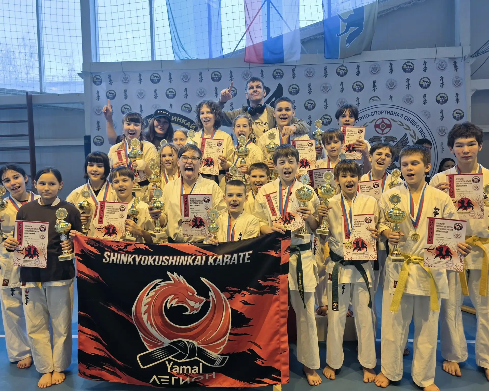 Ямальцы удачно выступили на открытом первенстве спортивного клуба «Сургутская школа киокусинкай»