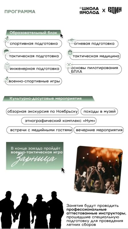«Время юных героев». Этим летом запланированы патриотические смены Летней Школы Ямолод «Ямолод.патриот» для ямальцев в возрасте от 14 до 18 лет «Время юных героев». Этим летом запланированы патриотические смены Летней Школы Ямолод «Ямолод.патриот» для ямальцев в возрасте от 14 до 18 лет