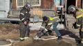 В 16 часов 59 минут на пульт диспетчера пожарной связи города Салехард поступило сообщение о возгорании 2-х этажного деревянного жилого дома по улице Строителей, д. 4