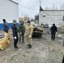 Проведение субботника в 1 пожарно-спасательном отряде