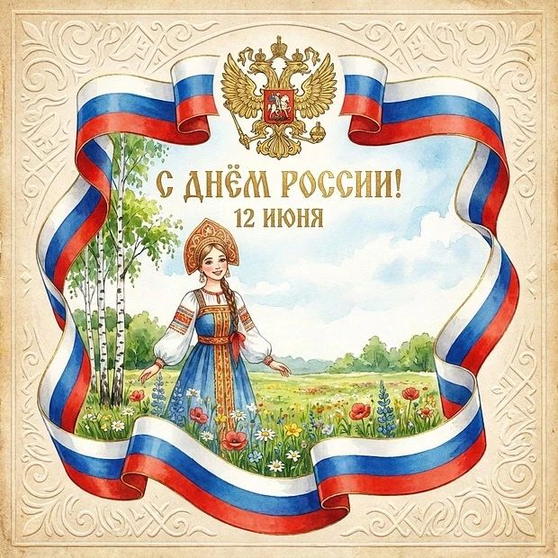 Дорогие друзья! Сердечно поздравляем вас с государственным праздником — Днём России!