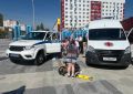 В честь празднования Дня России сотрудники Новоуренгойской Госавтоинспекции приняли участие в выставке техники