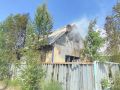Сегодня в городе Губкинский произошёл пожар в двухэтажном жилом доме, расположенном в СНТ «Надежда», 7я линия