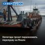 В предстоящие выходные 4 и 5 июля паромная переправа Салехард — Лабытнанги рискует полностью остановиться из-за надвигающейся непогоды