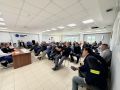Сотрудники Госавтоинспекции Ноябрьска провели беседу по безопасности дорожного движения с водителями филиала компании «Тюменские Россети» — «Ноябрьские электрические сети»