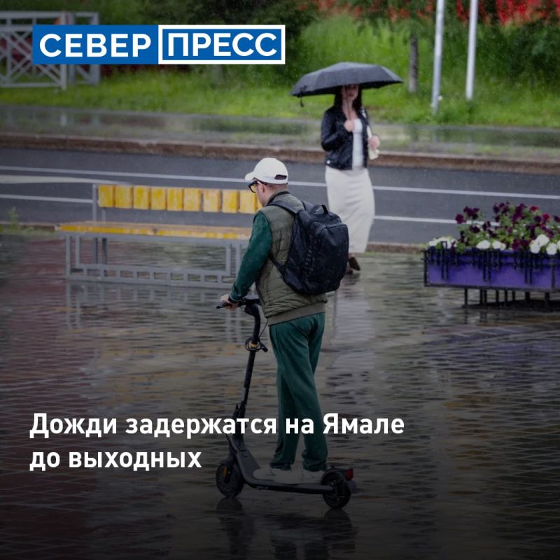 Дожди задержатся на Ямале до выходных