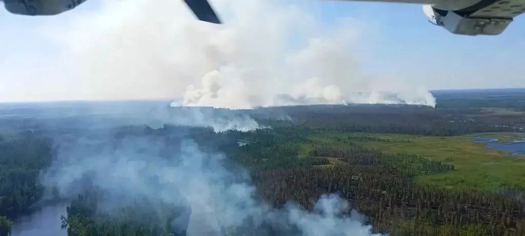 Спасатели сдерживают огонь в Красноселькупском районе Спасатели сдерживают огонь в Красноселькупском районе
