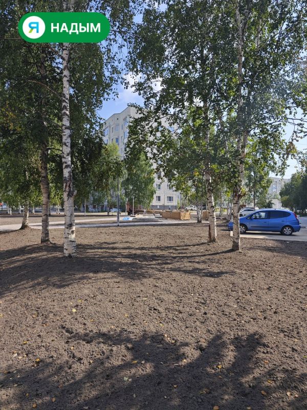 Благоустройство в Надыме идёт полным ходом Благоустройство в Надыме идёт полным ходом