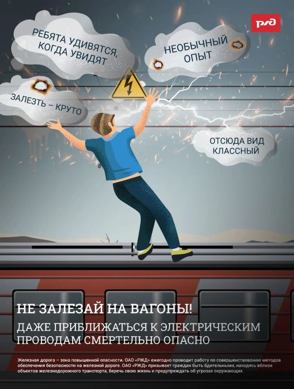 Железная дорога не место для риска! Железная дорога не место для риска!
