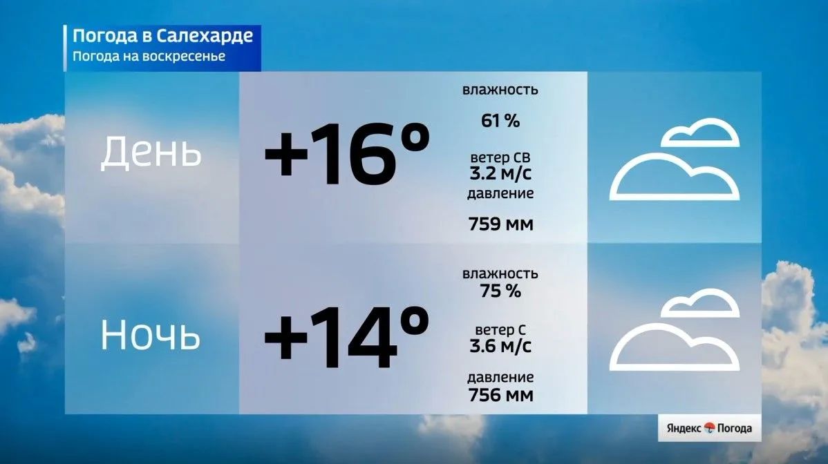 Погода на 2 августа разделит Ямал: от +22 в Ноябрьске до +10 в Сеяхе Погода на 2 августа разделит Ямал: от +22 в Ноябрьске до +10 в Сеяхе