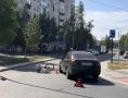 В Ноябрьске водитель легковушки сбил девушку на велосипеде