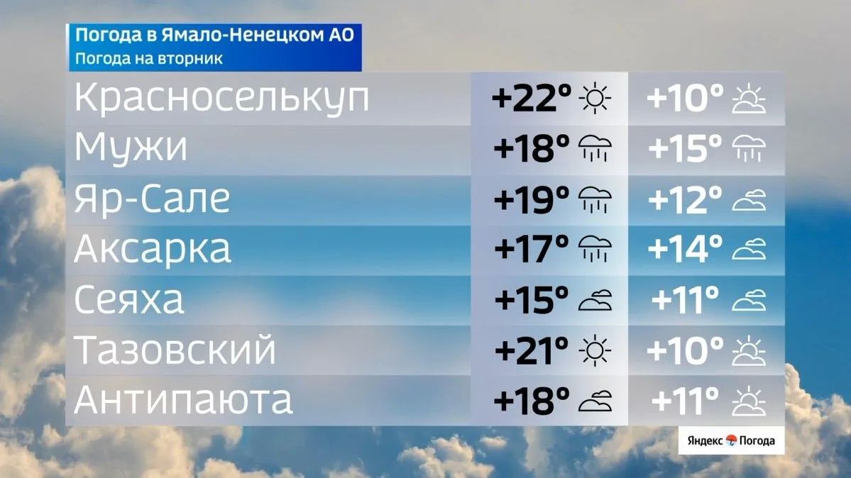Сильные ливни в городах ЯНАО 4 августа предскажут обилие осенних грибов Сильные ливни в городах ЯНАО 4 августа предскажут обилие осенних грибов