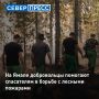В тушении лесных пожаров на Ямале активно участвуют добровольные пожарные дружины