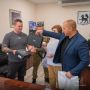 Салехардским военнослужащим передали очередную партию спецоборудования и экипировки