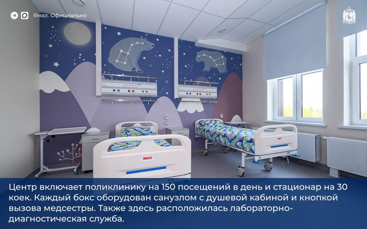 В Тарко-Сале открылся детский медицинский центр В Тарко-Сале открылся детский медицинский центр