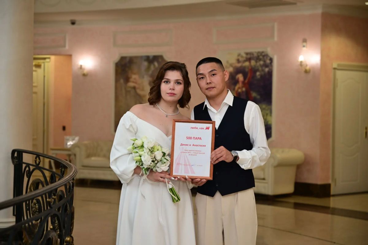 500-я пара Нового Уренгоя зарегистрировала брак в красивую дату 500-я пара Нового Уренгоя зарегистрировала брак в красивую дату
