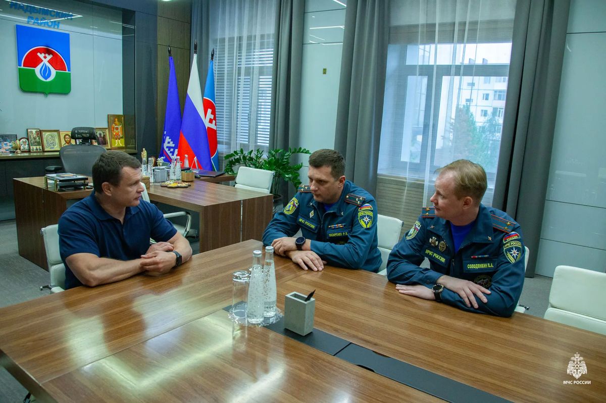 Встреча руководства Главного управления и Администрации Надымского района Встреча руководства Главного управления и Администрации Надымского района