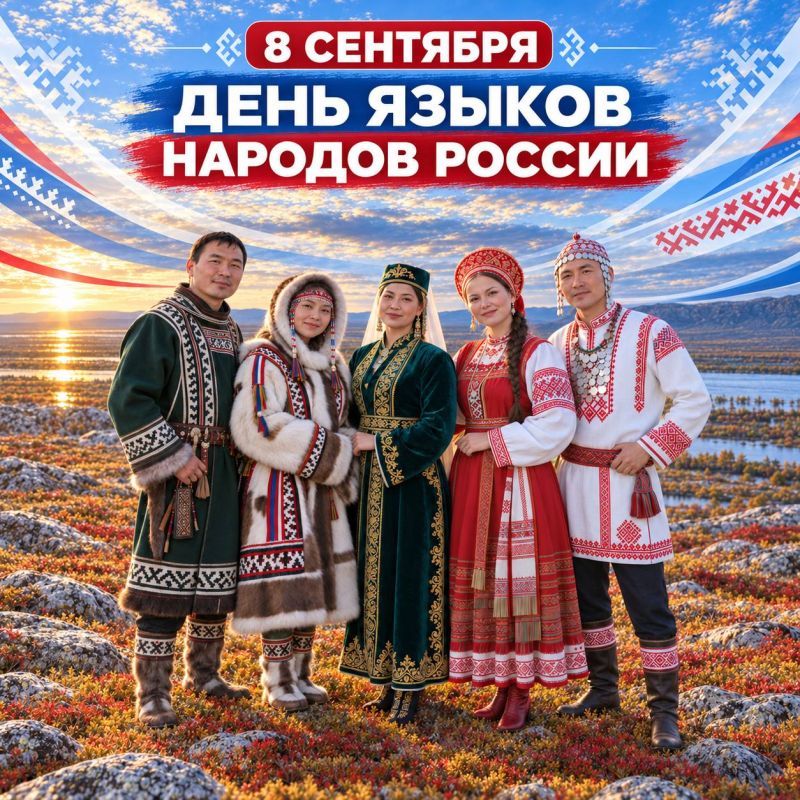 8 сентября впервые празднуется День языков народов России