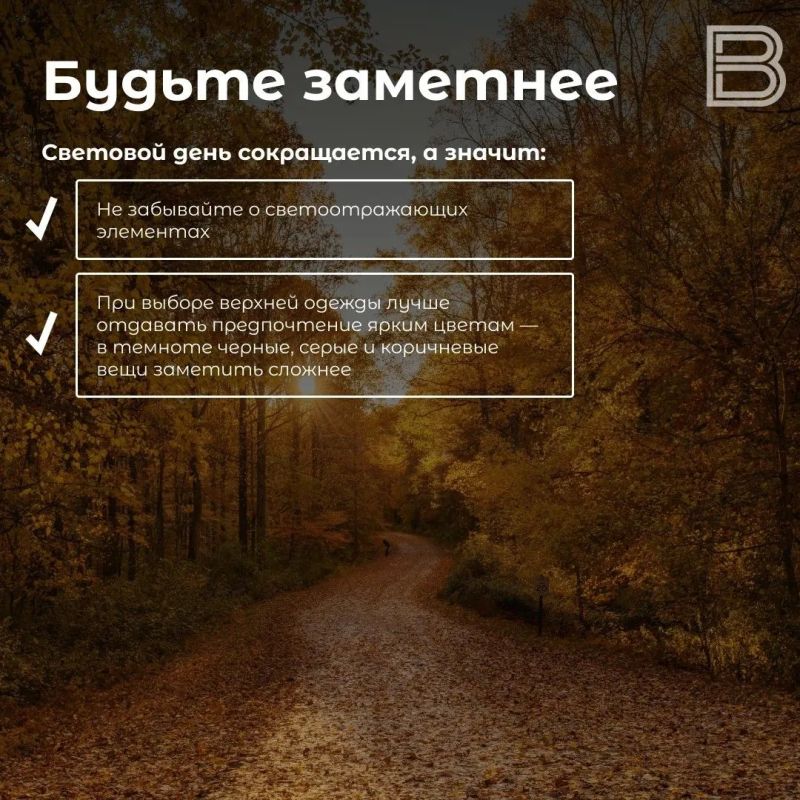 Прогулки осенью: каких правил безопасности стоит придерживаться Прогулки осенью: каких правил безопасности стоит придерживаться