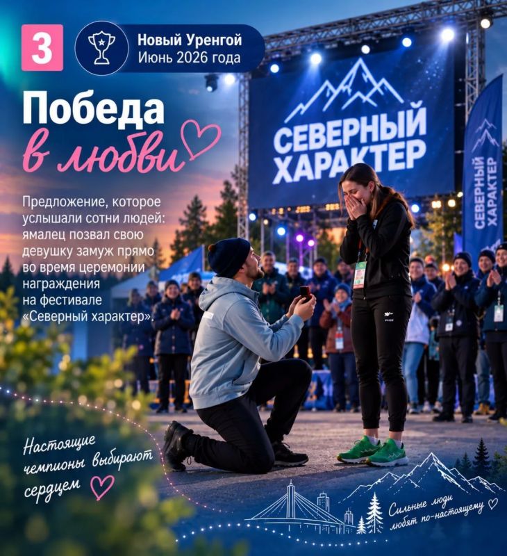 Романтика на Ямале: самые необычные предложения руки и сердца Романтика на Ямале: самые необычные предложения руки и сердца