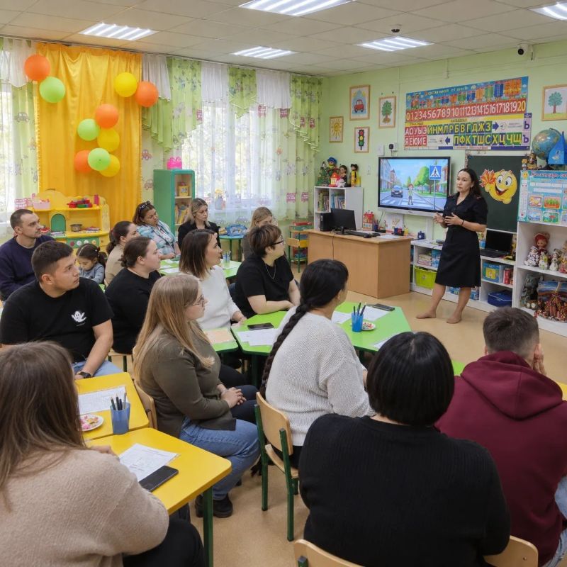 Сотрудники Госавтоинспекции Салехарда провели родительские собрания в детских садах «Росинка» и «Северное сияние»