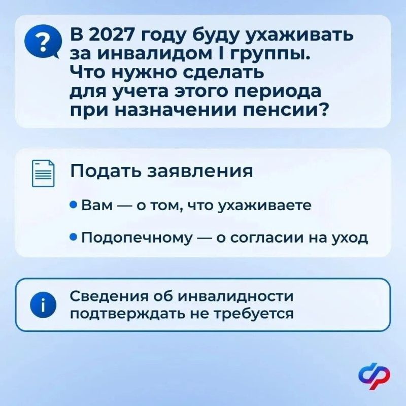 Социальный фонд России разъяснил новый порядок оформления помощи пожилым людям и гражданам с инвалидностью, который начнет действовать с 2027 года Социальный фонд России разъяснил новый порядок оформления помощи пожилым людям и гражданам с инвалидностью, который начнет действовать с 2027 года