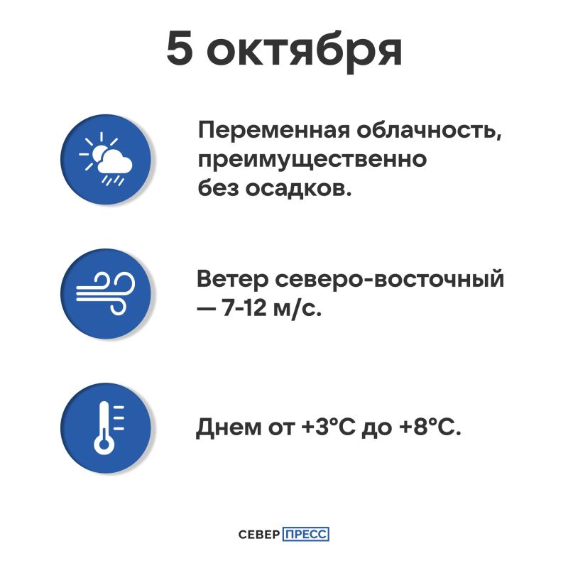 Погода на Ямале 5 октября. «Север-Пресс» в MAX