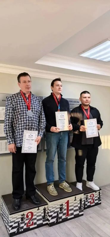 Шахматный турнир в рамках XXII Спартакиады госслужащих Ямала: есть первое место!