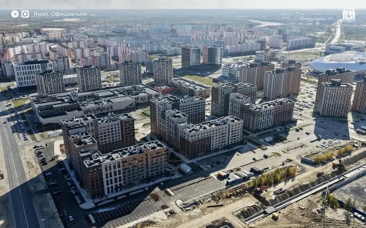 Дмитрий Артюхов осмотрел новый жилой квартал в Новом Уренгое Дмитрий Артюхов осмотрел новый жилой квартал в Новом Уренгое