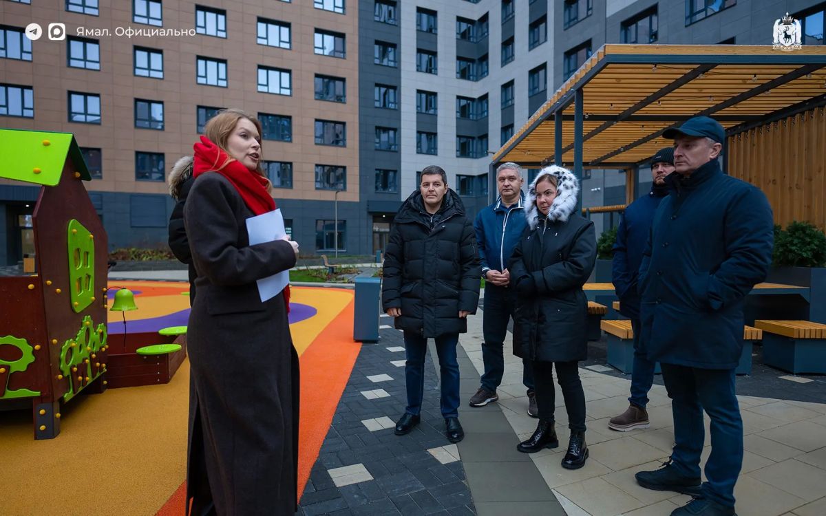 Дмитрий Артюхов осмотрел новый жилой квартал в Новом Уренгое Дмитрий Артюхов осмотрел новый жилой квартал в Новом Уренгое