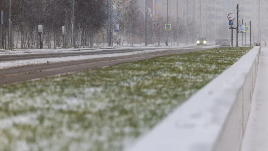 Зима пытается сдуть осеннее тепло