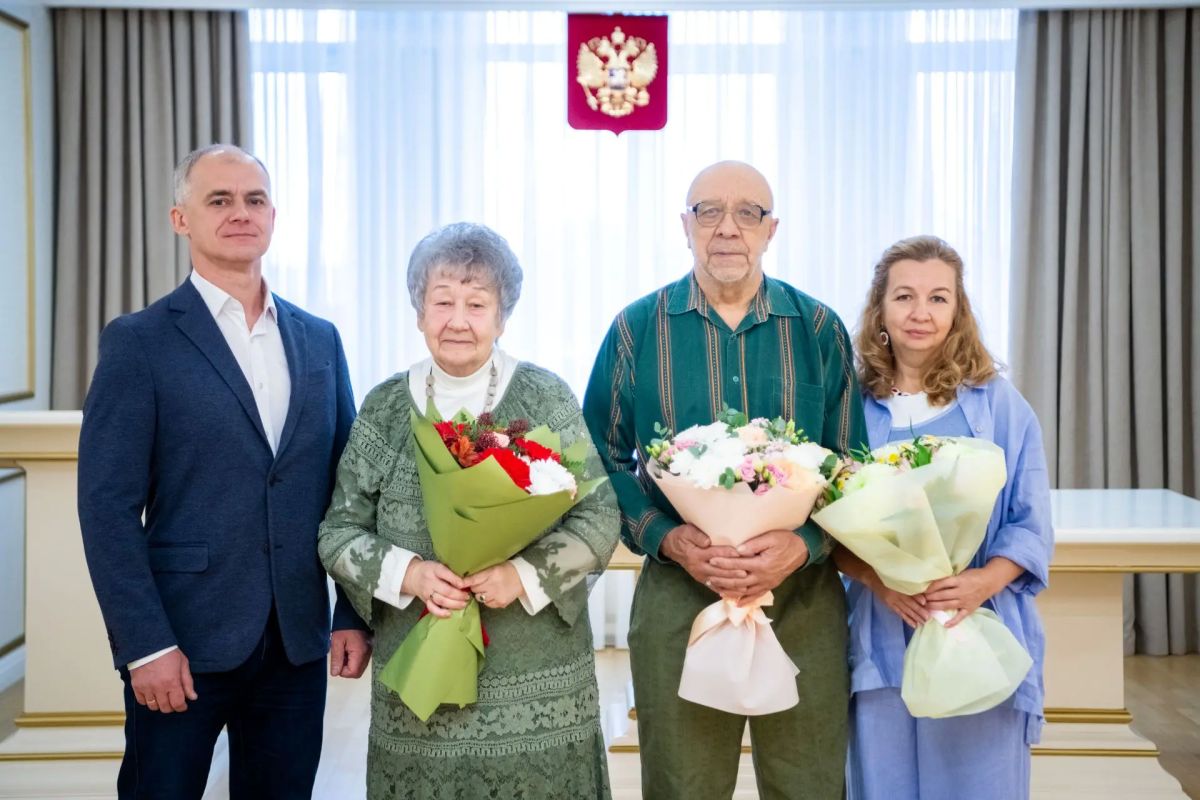 Спустя 55 лет для юбиляров Зуевых вновь зазвучал марш Мендельсона