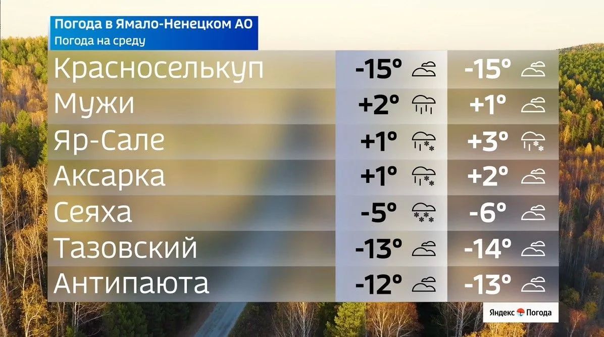 Ямал накрывают первые серьёзные морозы Ямал накрывают первые серьёзные морозы